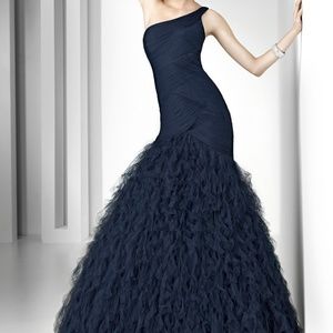 Pronovias Blue Evening Gown